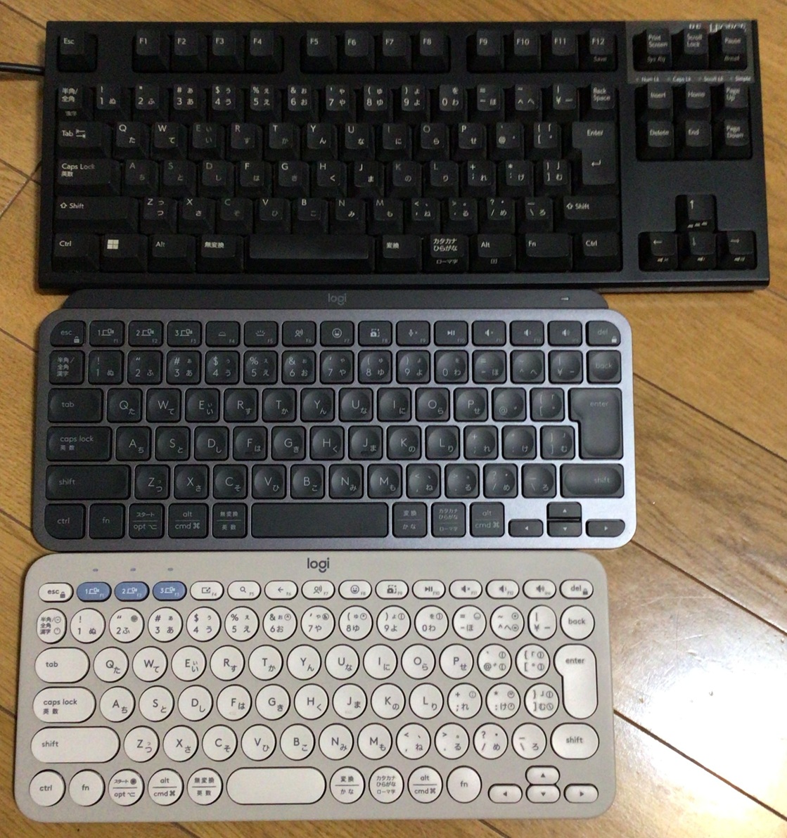歴代キーボード